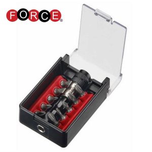 "Force 21113T 11pc 1/4"" Star tamperproof bit set"